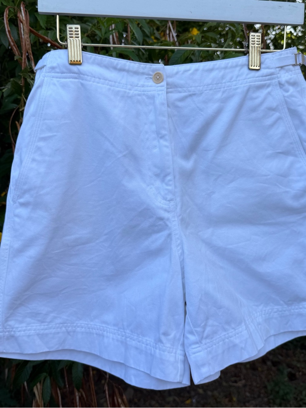 Lauren Ralph Lauren Classic White Women's Shorts, Sz 6, high rise
